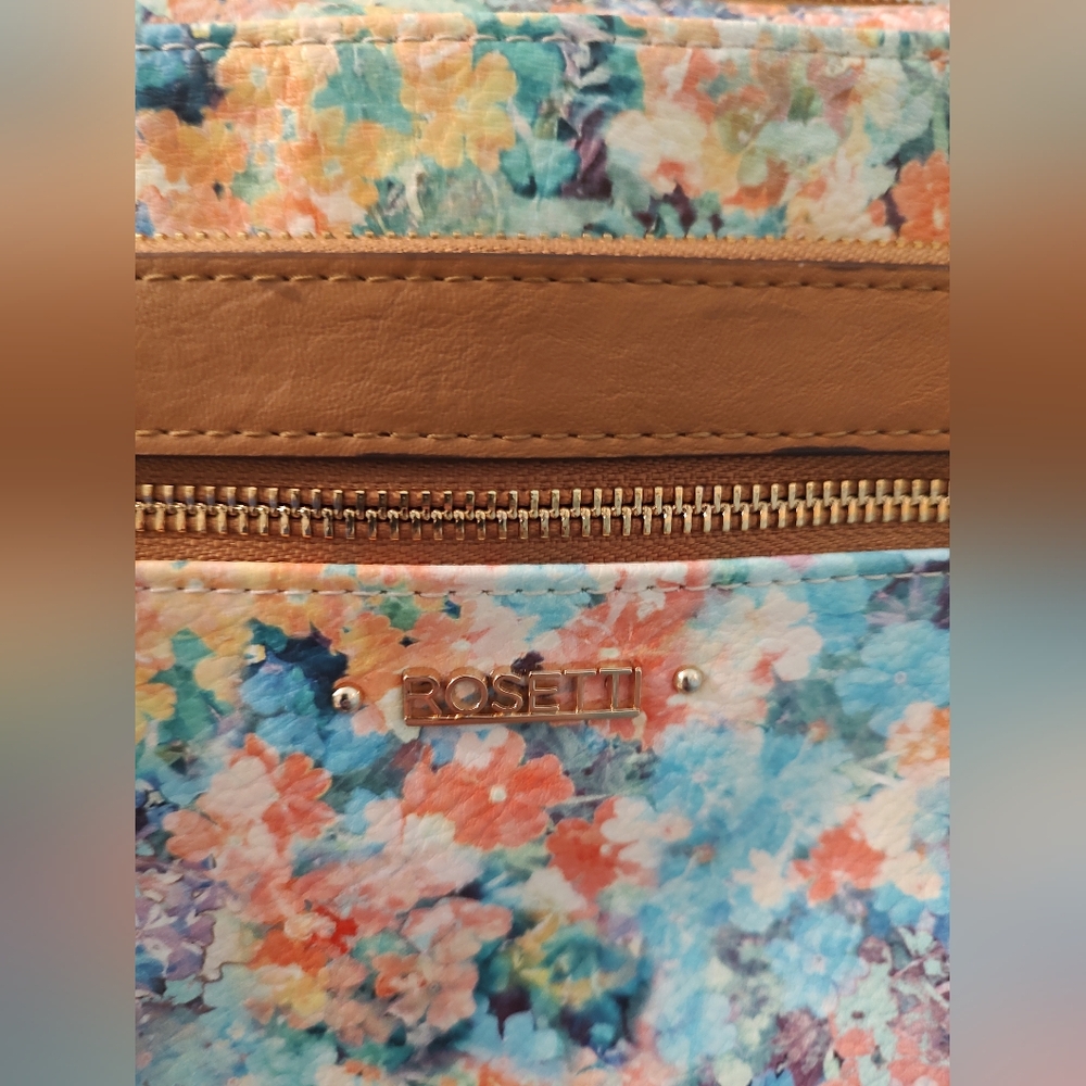 Rosetti Floral Multicolor Shoulder Bag - Picture 2 of 13